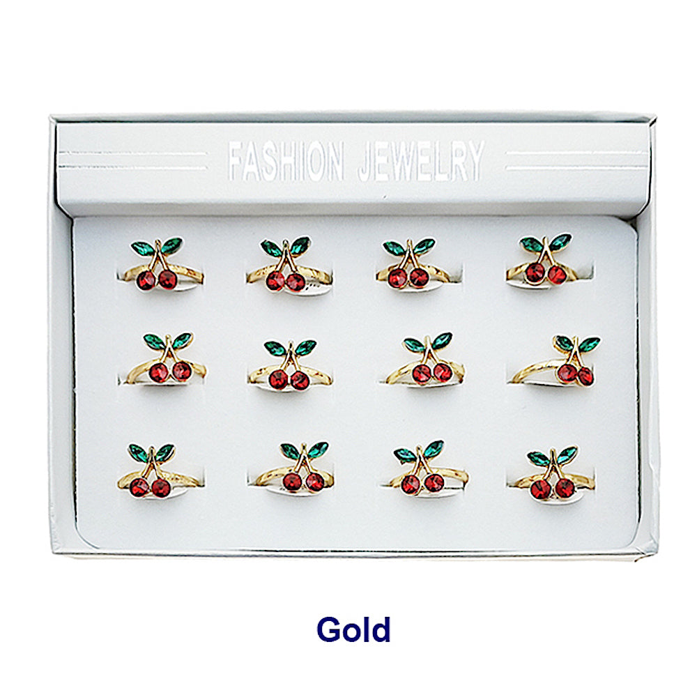 JAR49960 - Crystal Cherry Ring