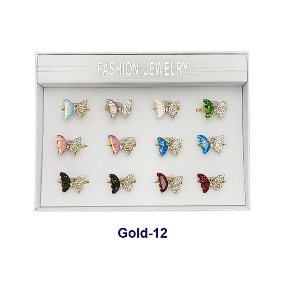 Iridescent Butterfly Ring