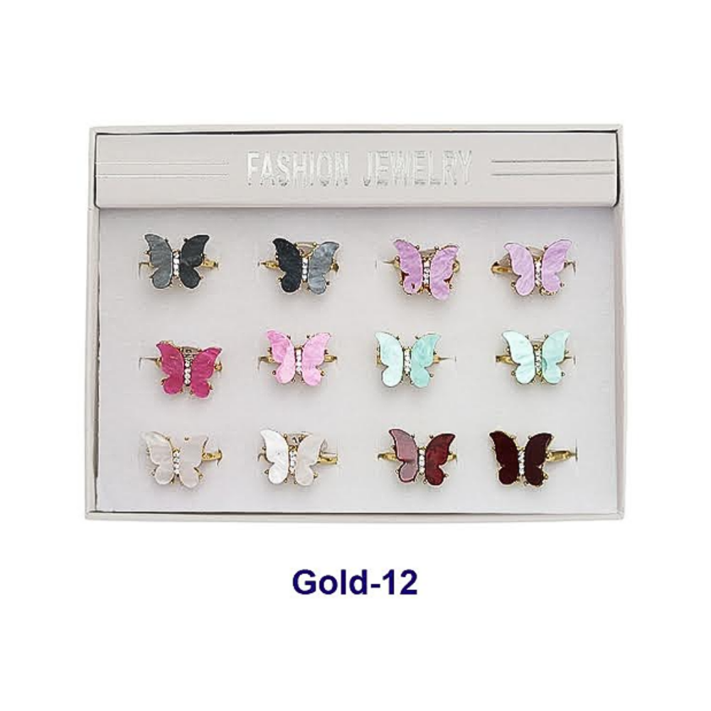 Resin Butterfly Ring