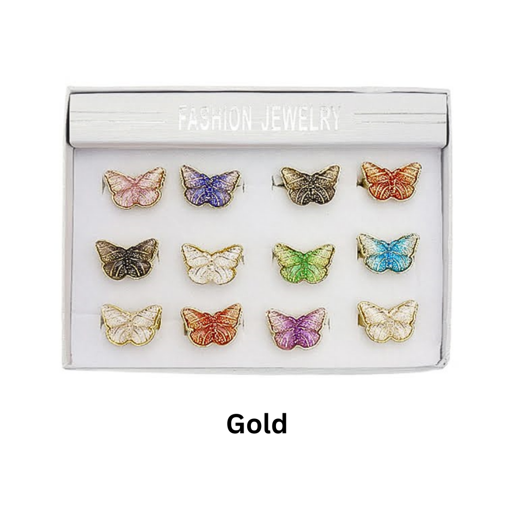 Resin Butterfly Ring