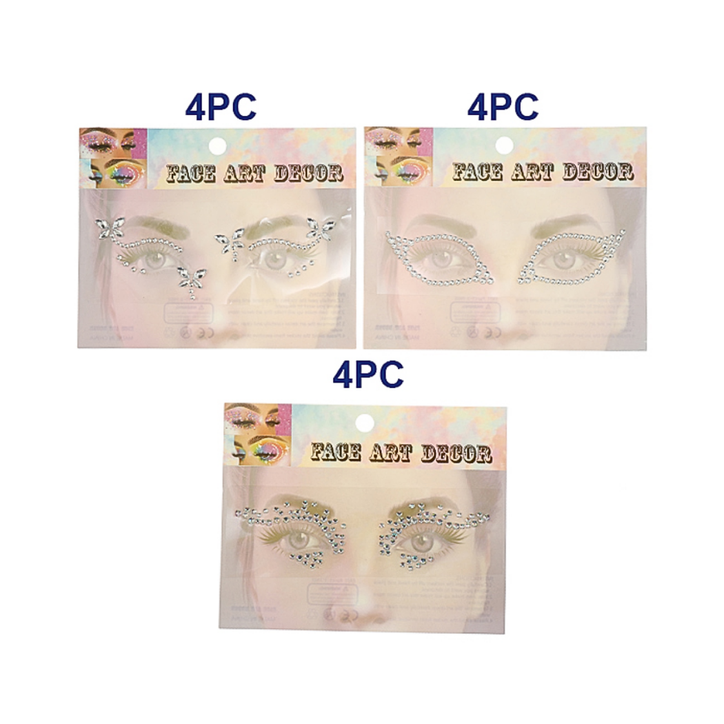 Adhesive Festival Face Gem