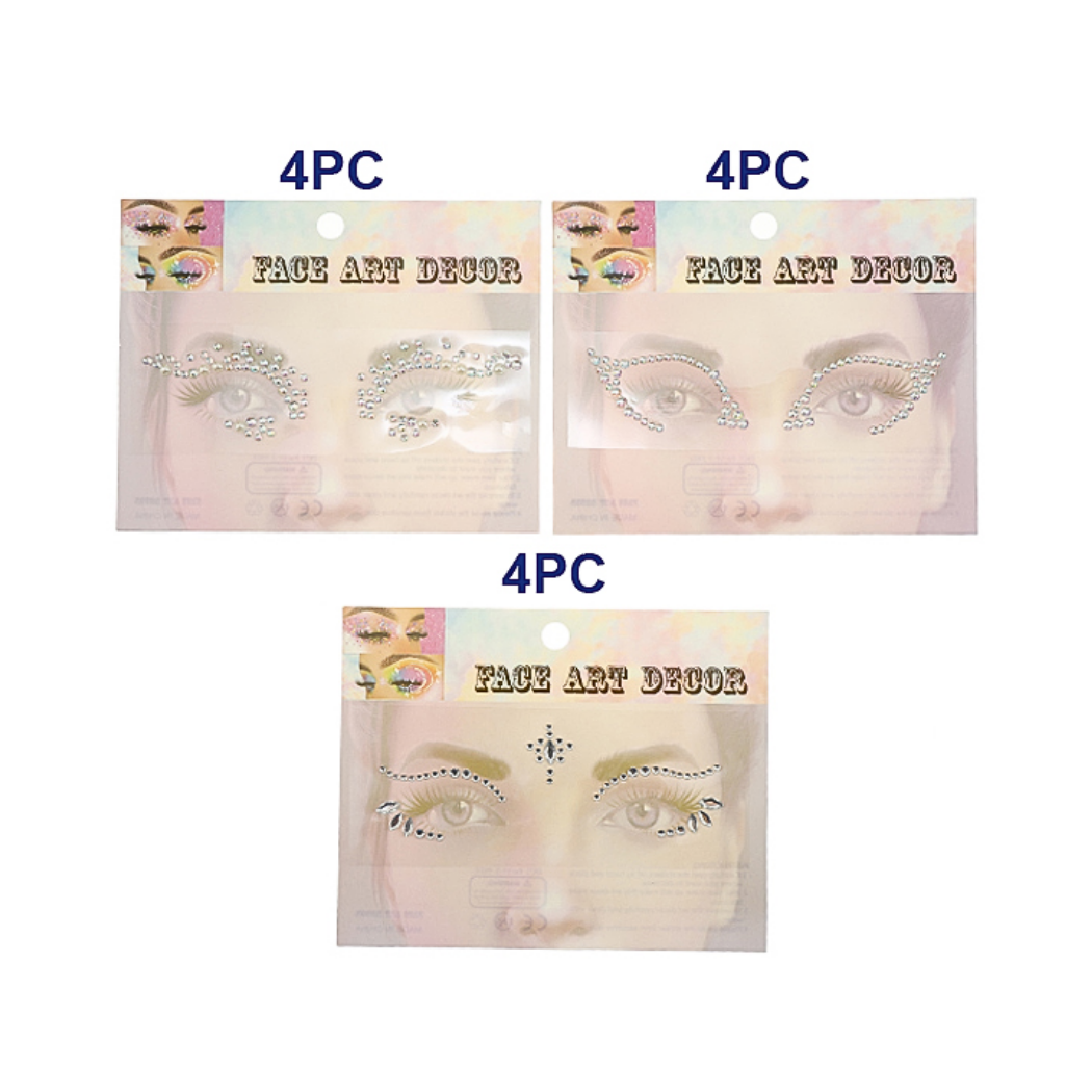 Adhesive Festival Face Gem