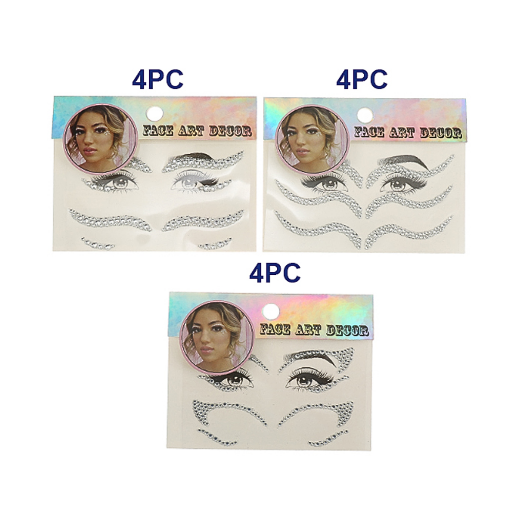 Adhesive Festival Face Gem