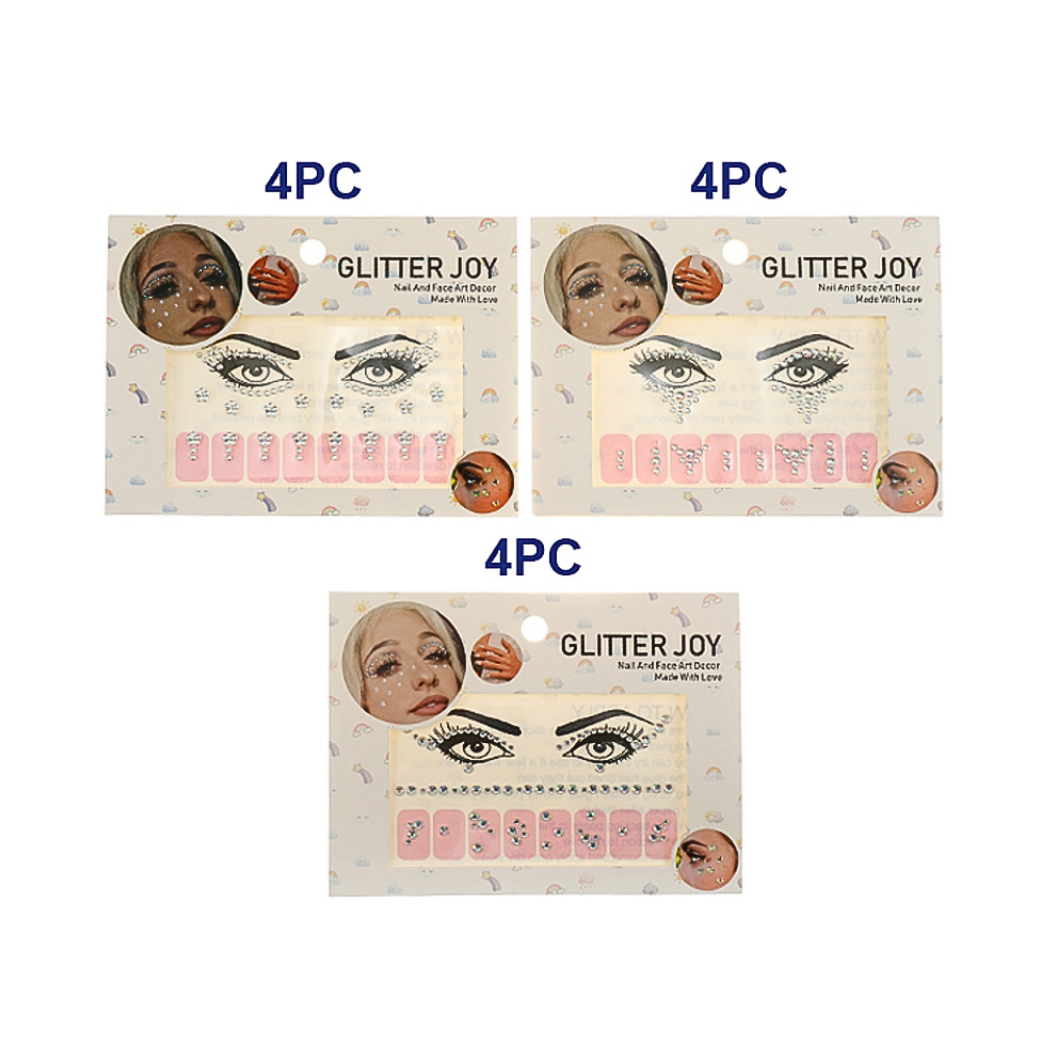 Adhesive Festival Face & Nail Gems