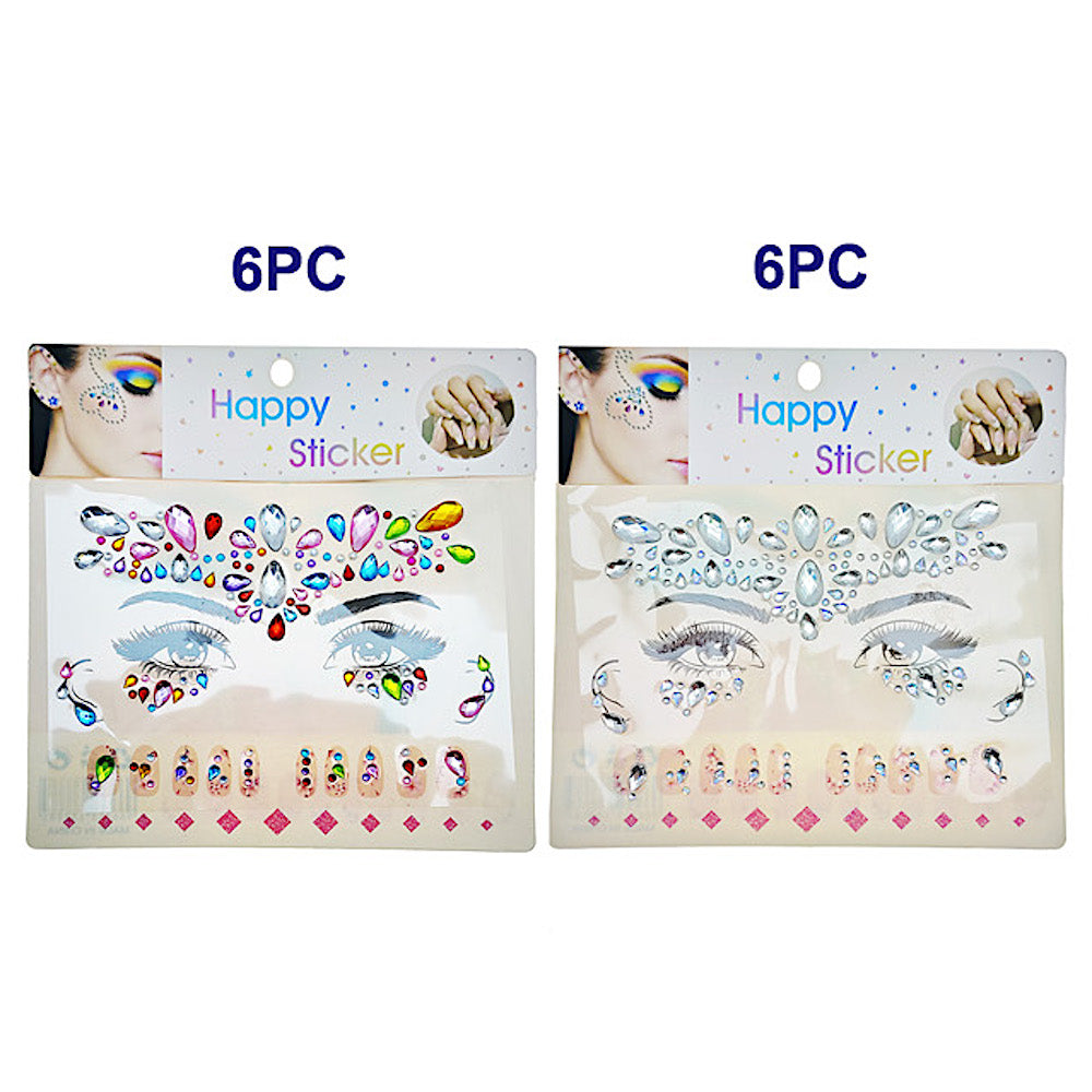 JBP48939 - Festive Adhesive Face & Nail Gems
