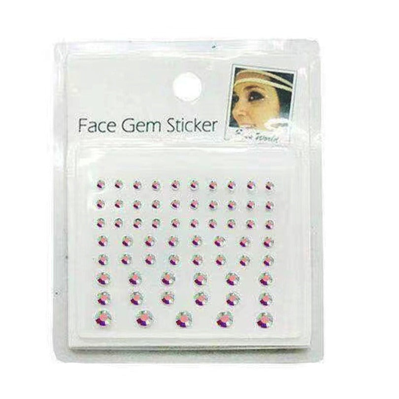 Adhesive Aurora Borealis Face Gem