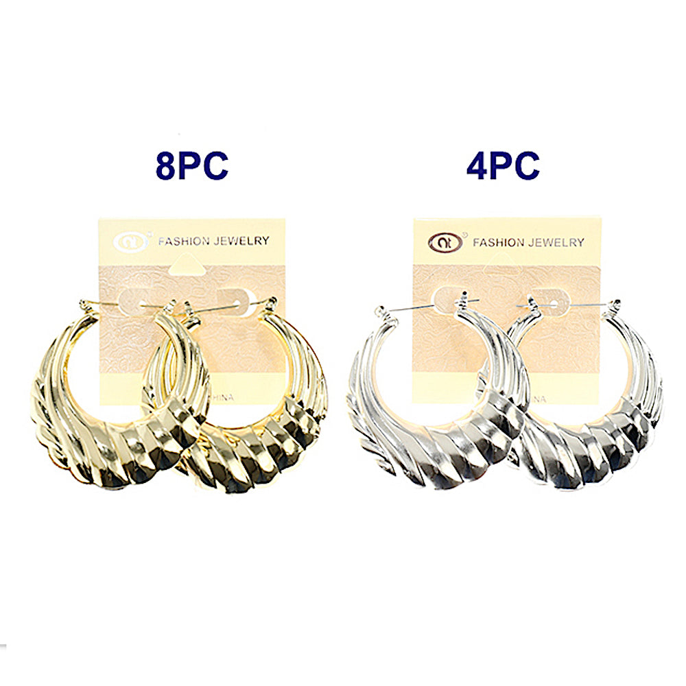 Chunky Twist Hoops