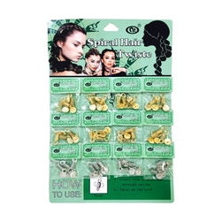 Rose Hair Braid Coil Rings