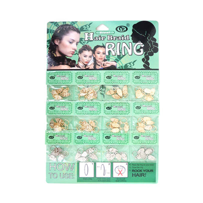 Owl Hair Braid Rings