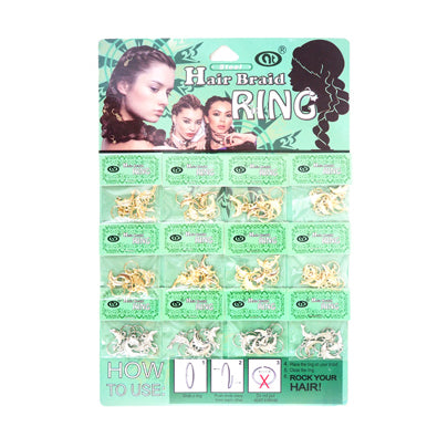 Dolphin Hair Braid Rings