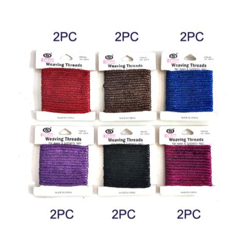 12 PCS Assorted Color Hair Braiding Strings