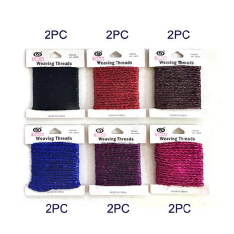 12 PCS Assorted Color Hair Braiding Strings