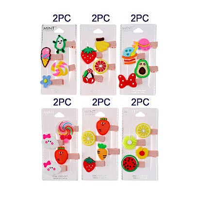 Fruit Hair Clip Set