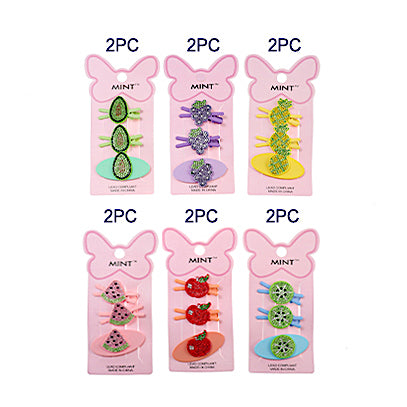 Fruit Hair Clip Set