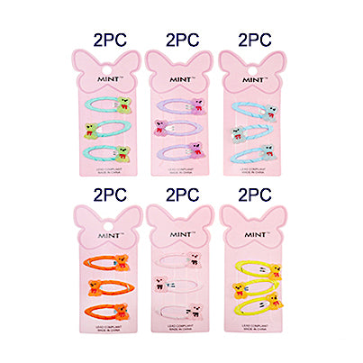 Teddy Bear Hair Clip Set