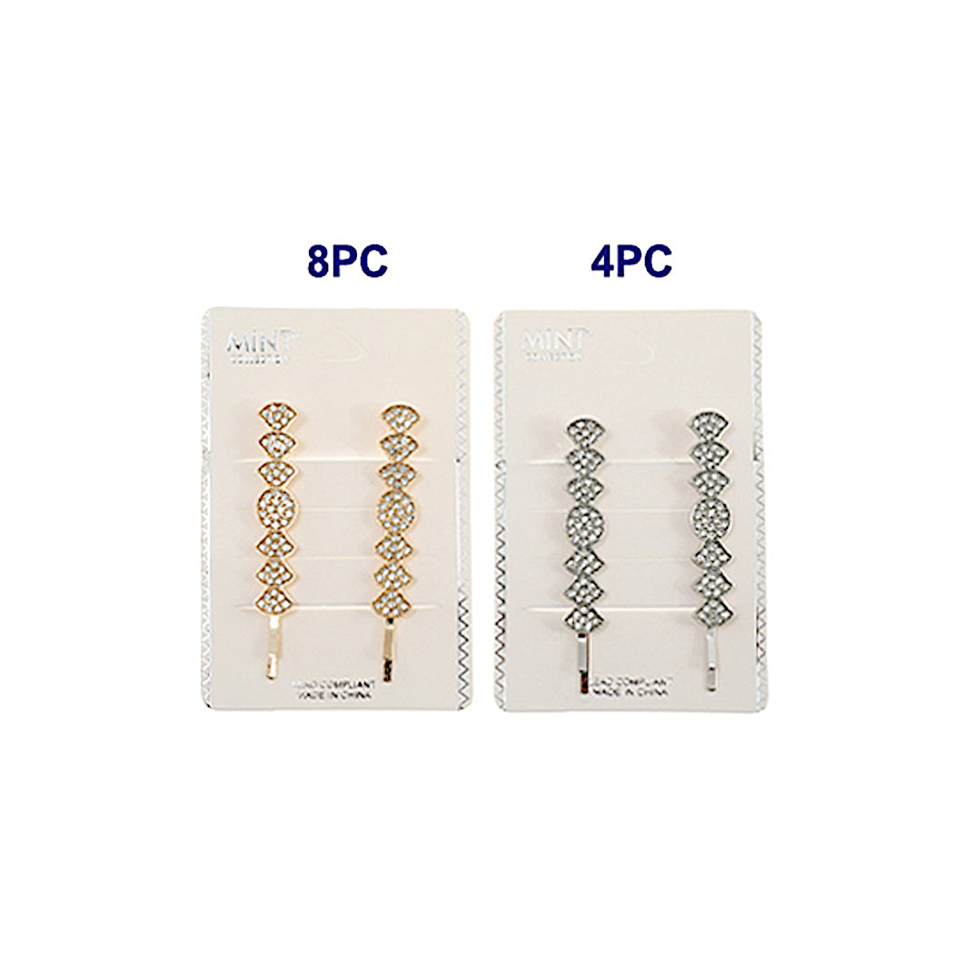 Rhinestone Hair Pins Set