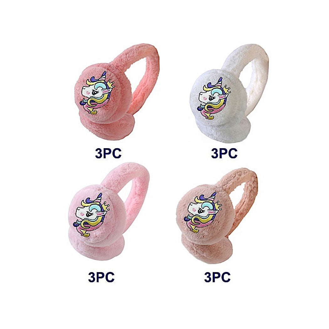 Assorted Pink Unicorn Earmuffs