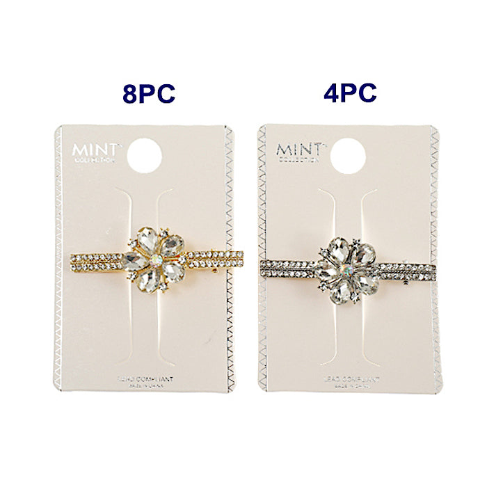 Crystal Flower Hair Clip