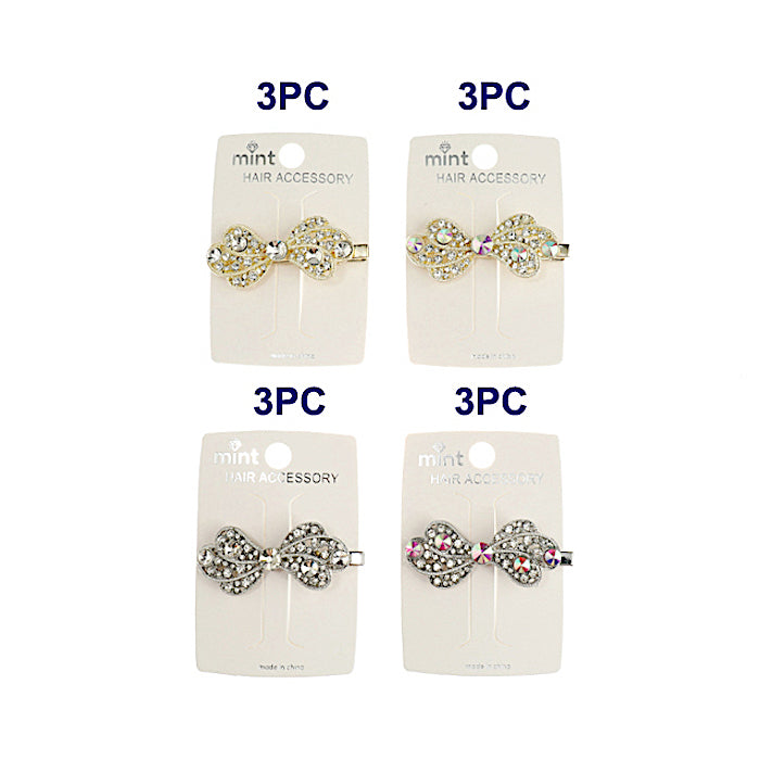 Crystal Bow Hair Clip