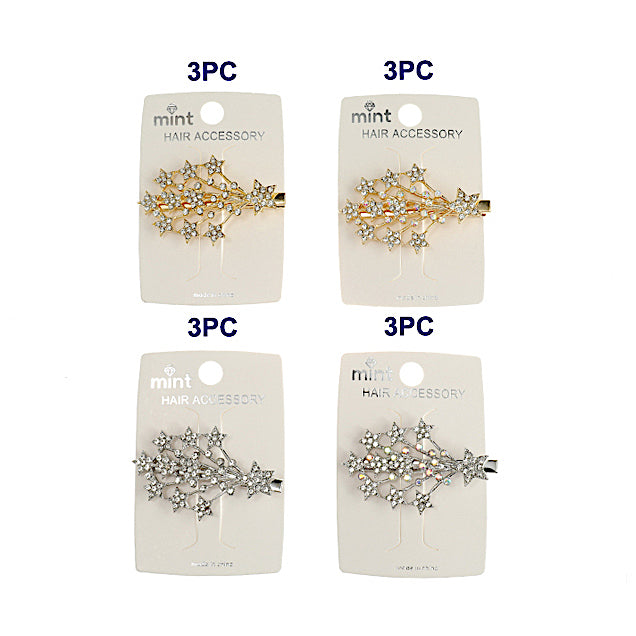 Rhinestone Star Cluster Hair Clip