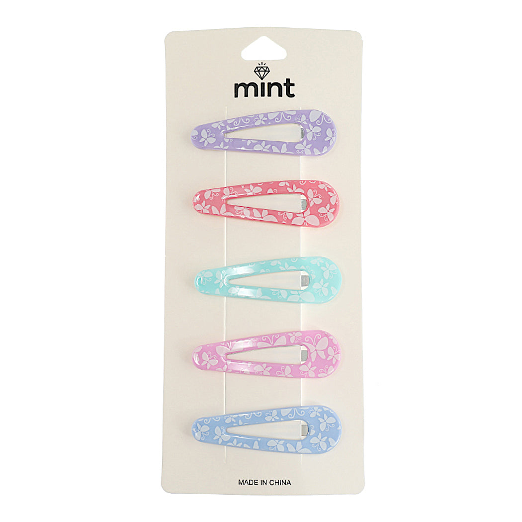 Pastel Butterfly Hair Clip Set