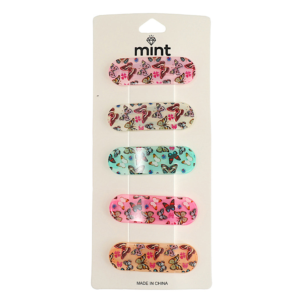Pastel Butterfly Hair Clip Set