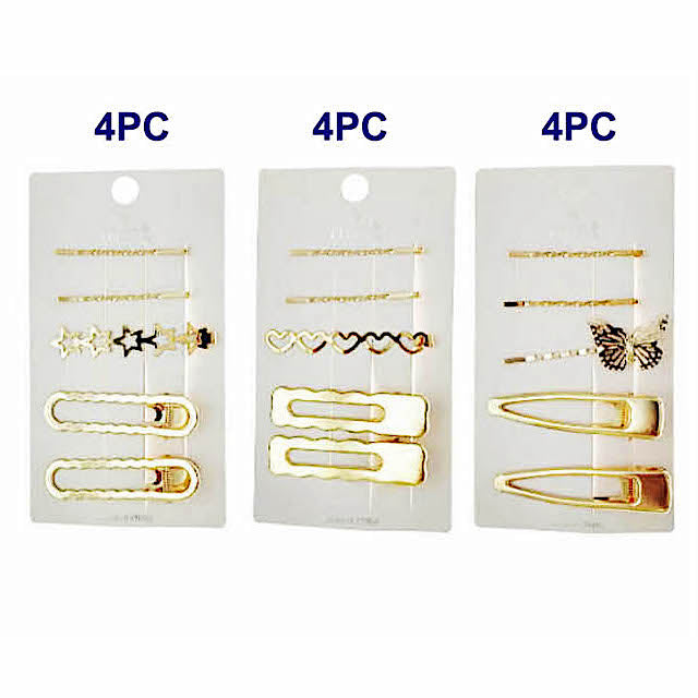 Assorted Metal Hair Clips & Bobby Pins