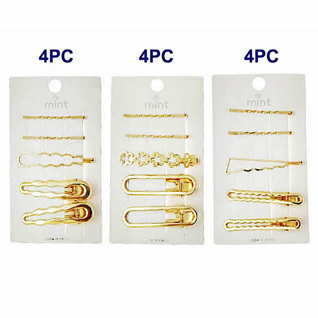 Assorted Metal Hair Clips & Bobby Pins