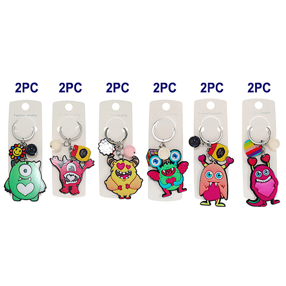 JK46456 - Cartoon Monster Keychain