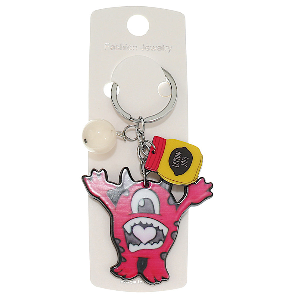 JK46456 - Cartoon Monster Keychain