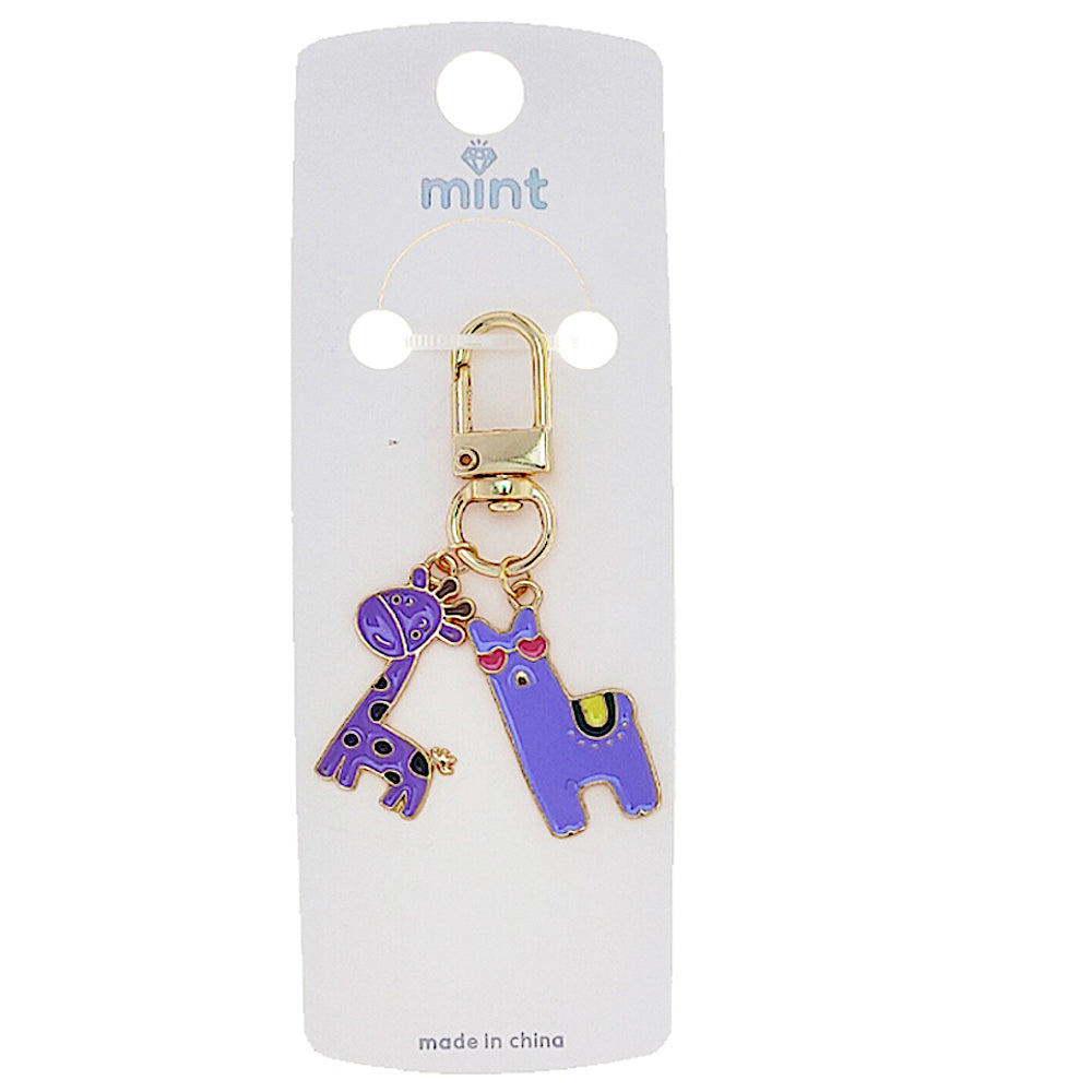JK48295 - Enamel Alpaca Keychain