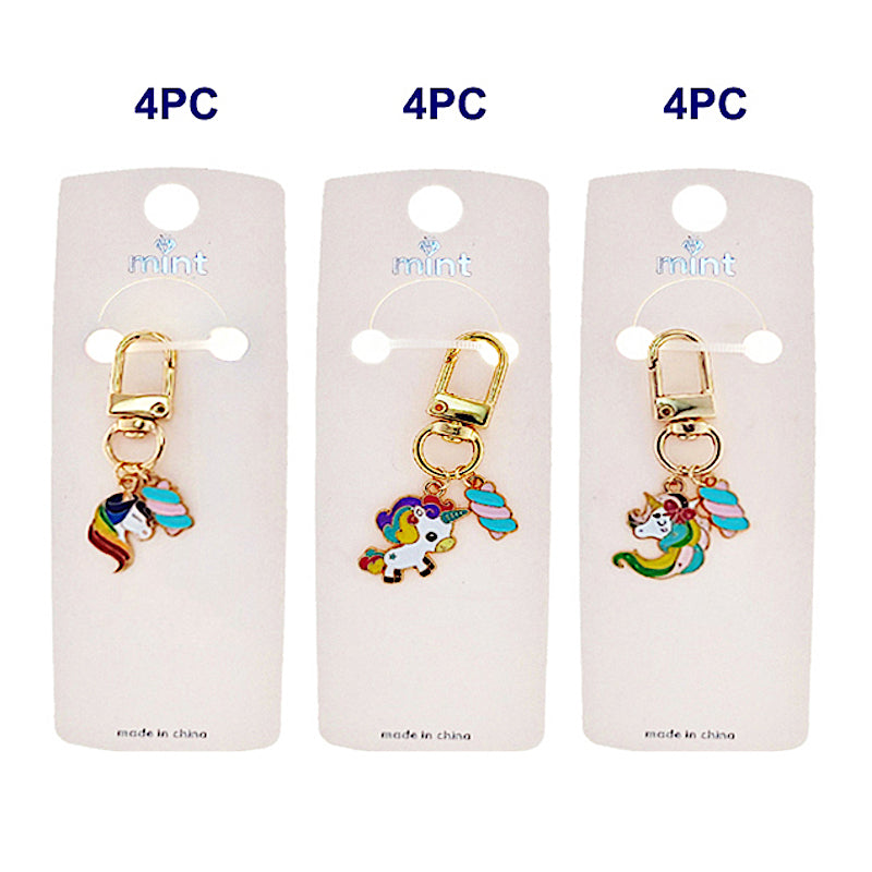 JK48297 - Enamel Unicorn Keychain