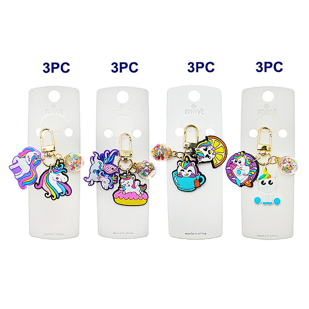 JK48902 - Unicorn Charm Keychain