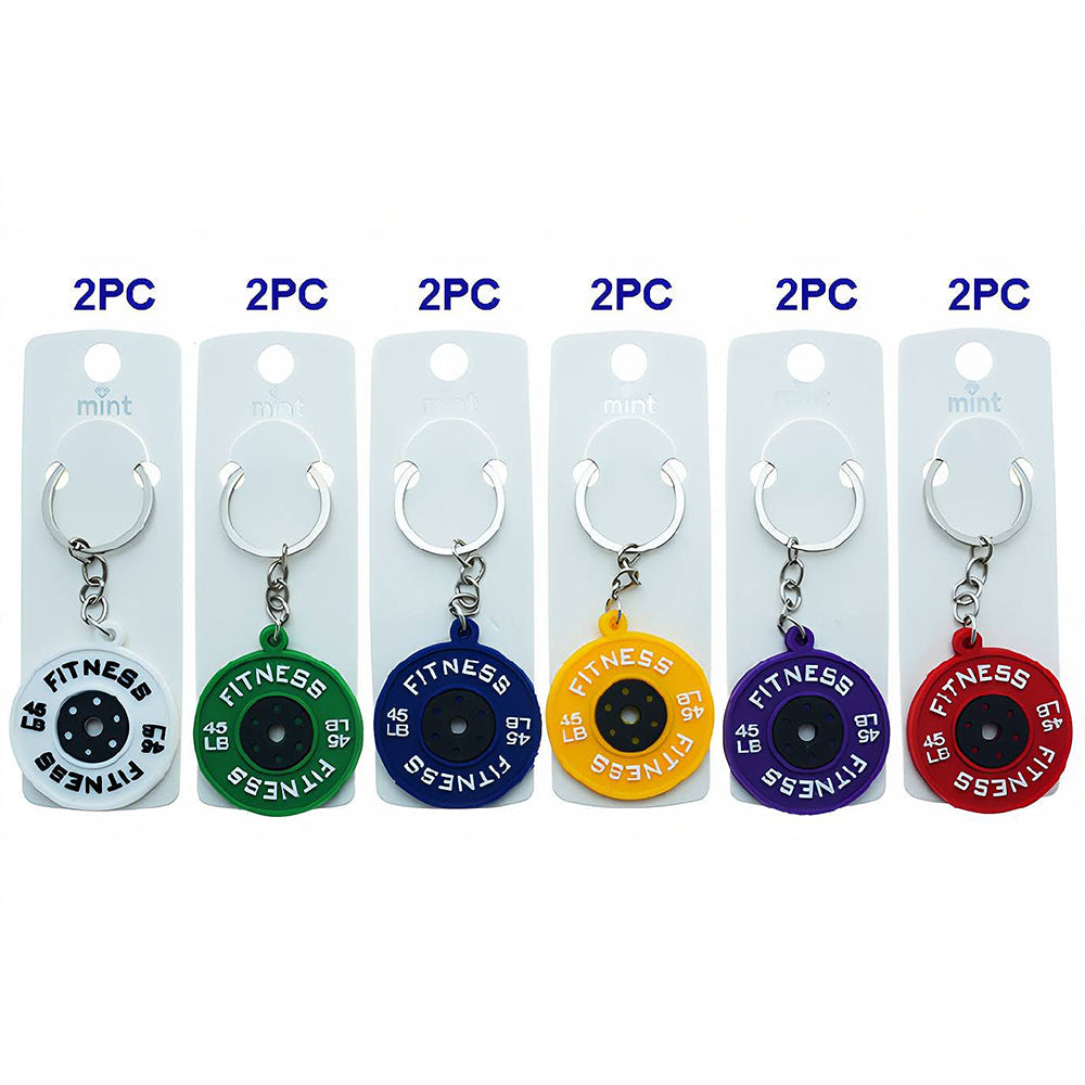Weight Plate Keychain