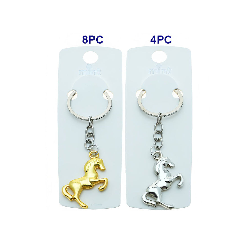 Rearing Horse Keychain