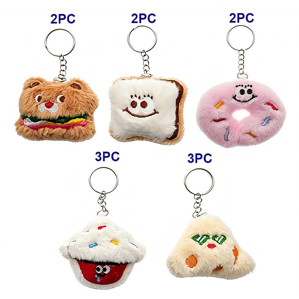 Cute Desserts Plushie Keychain