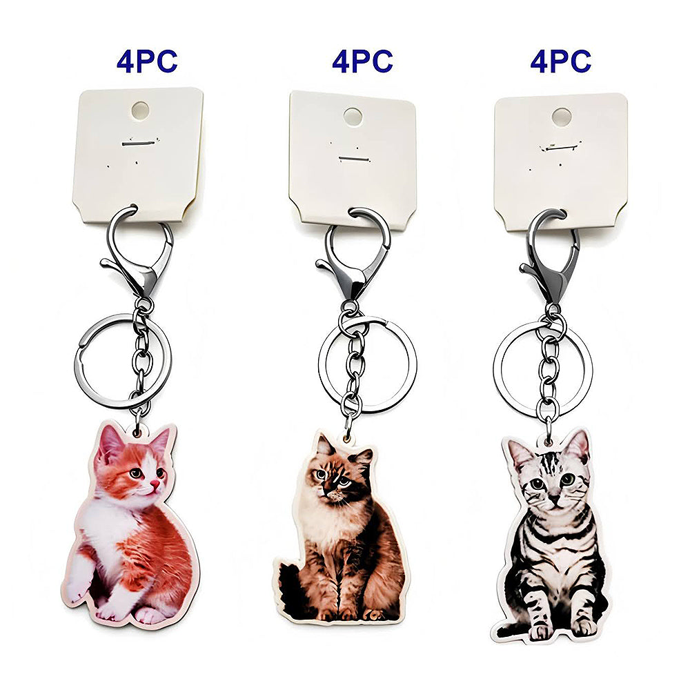 Assorted Kittens Keychain