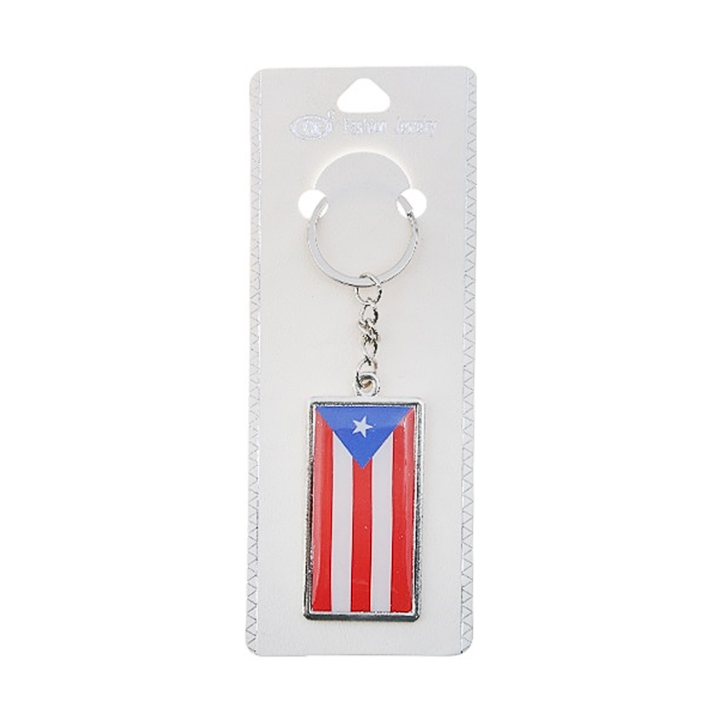 JK31649-Puerto Rico Flag Keychain