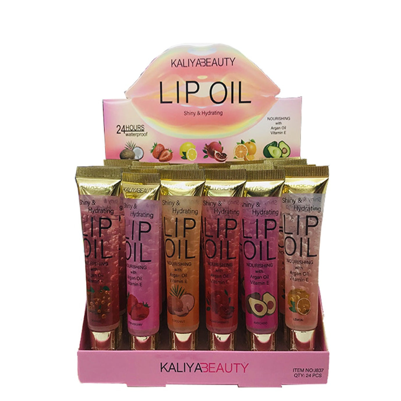 24 PCS Moisturizing Lip Oil