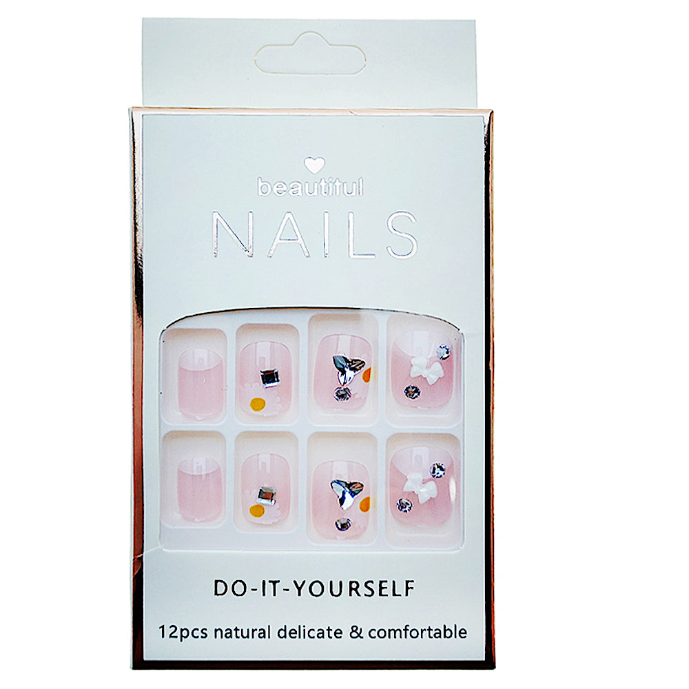 NA107 - Short Art Press On Nails