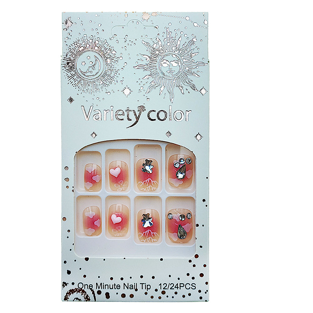 NA110 - Short Art Press On Nails