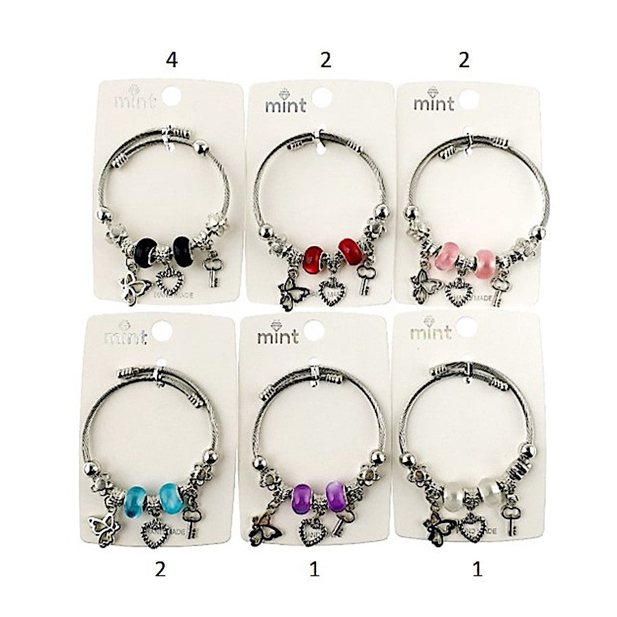 SB155 - Heart Charm Bracelet