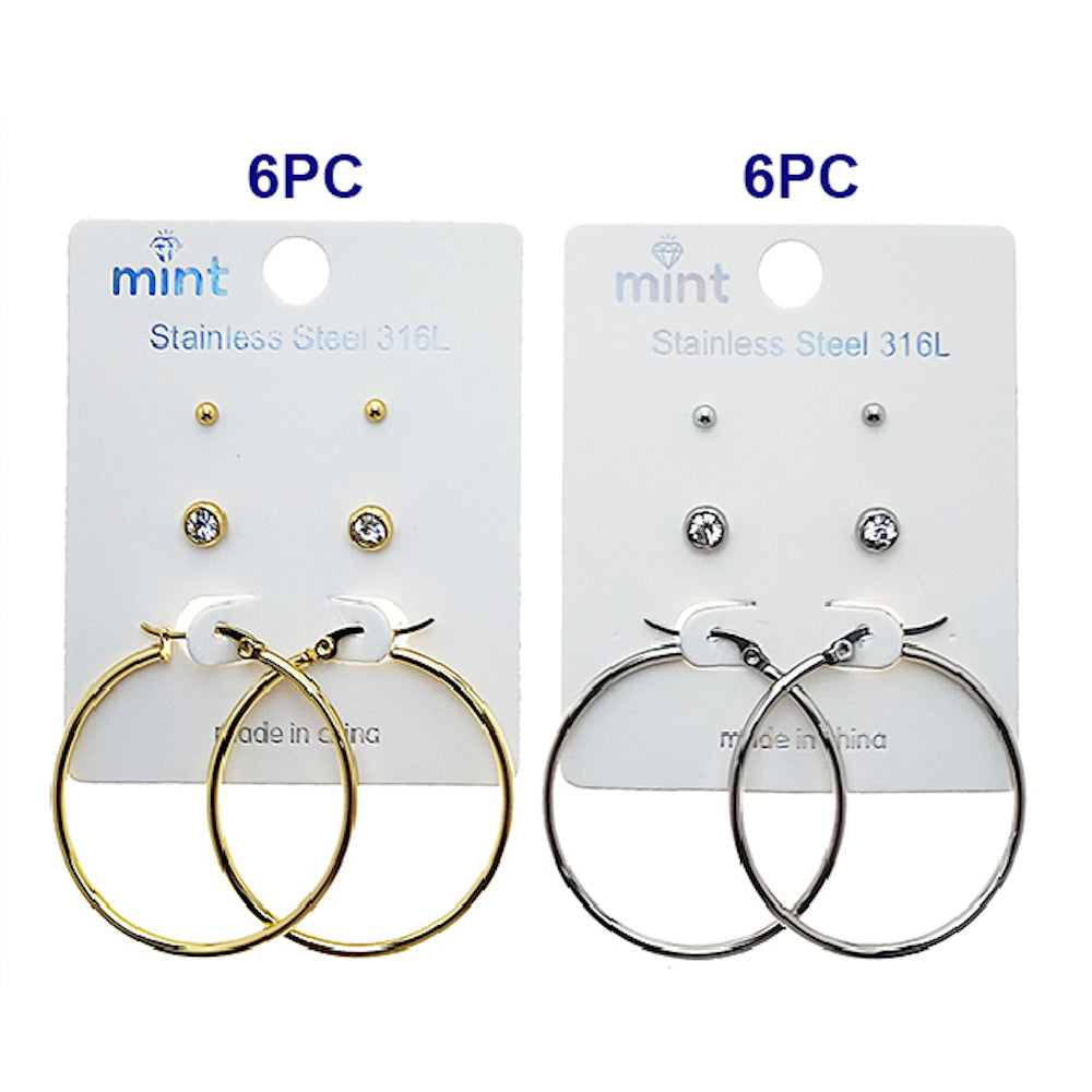 TE2119 - Stainless Steel Hoop Set