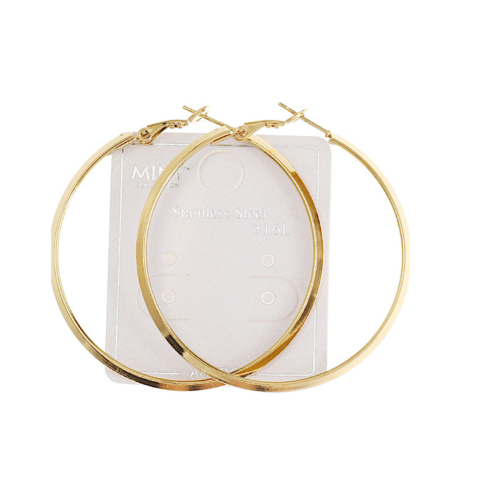 TE1350 - 50MM Stainless Steel Sharp Edge Hoops