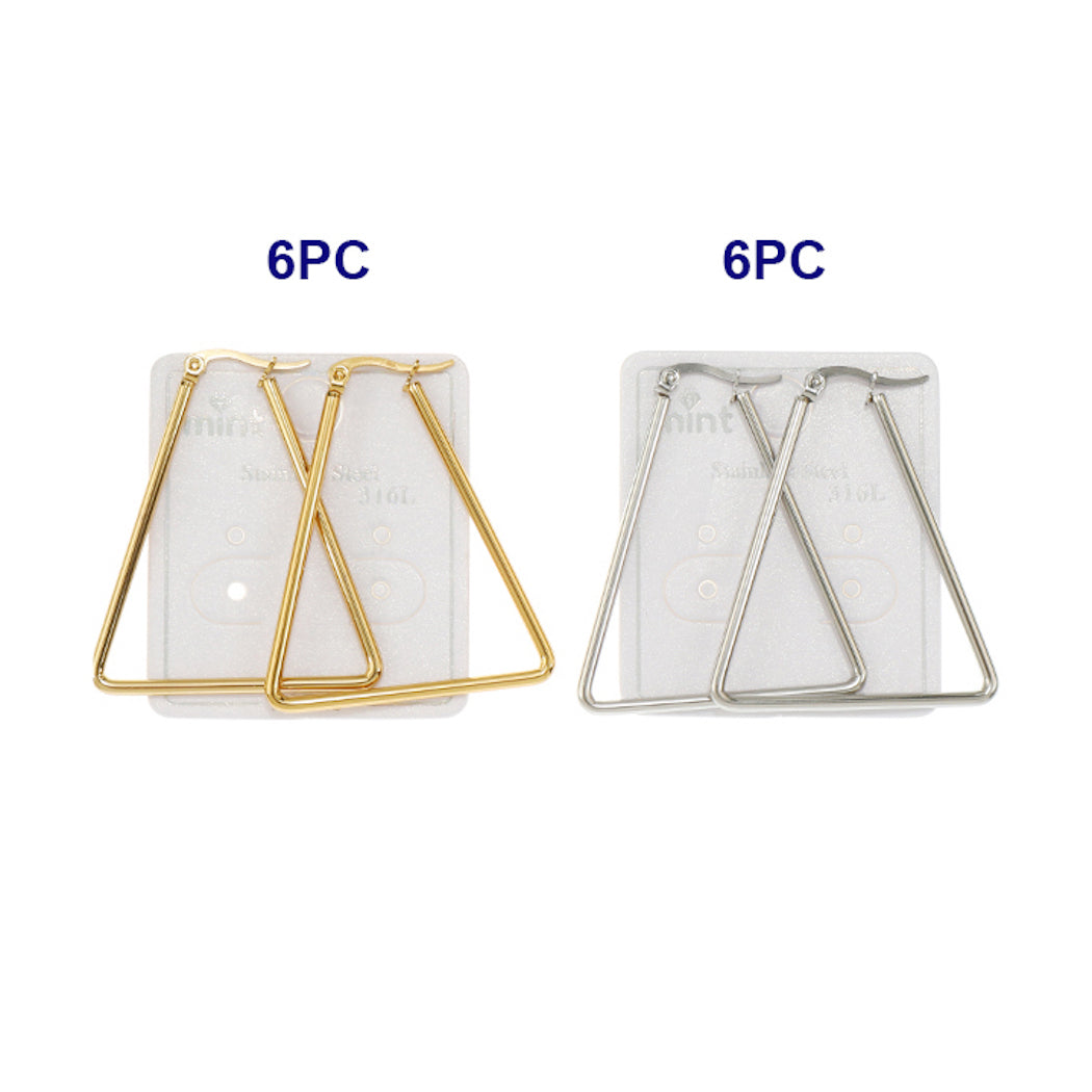 40MM Stainless Steel Triangle Hoops