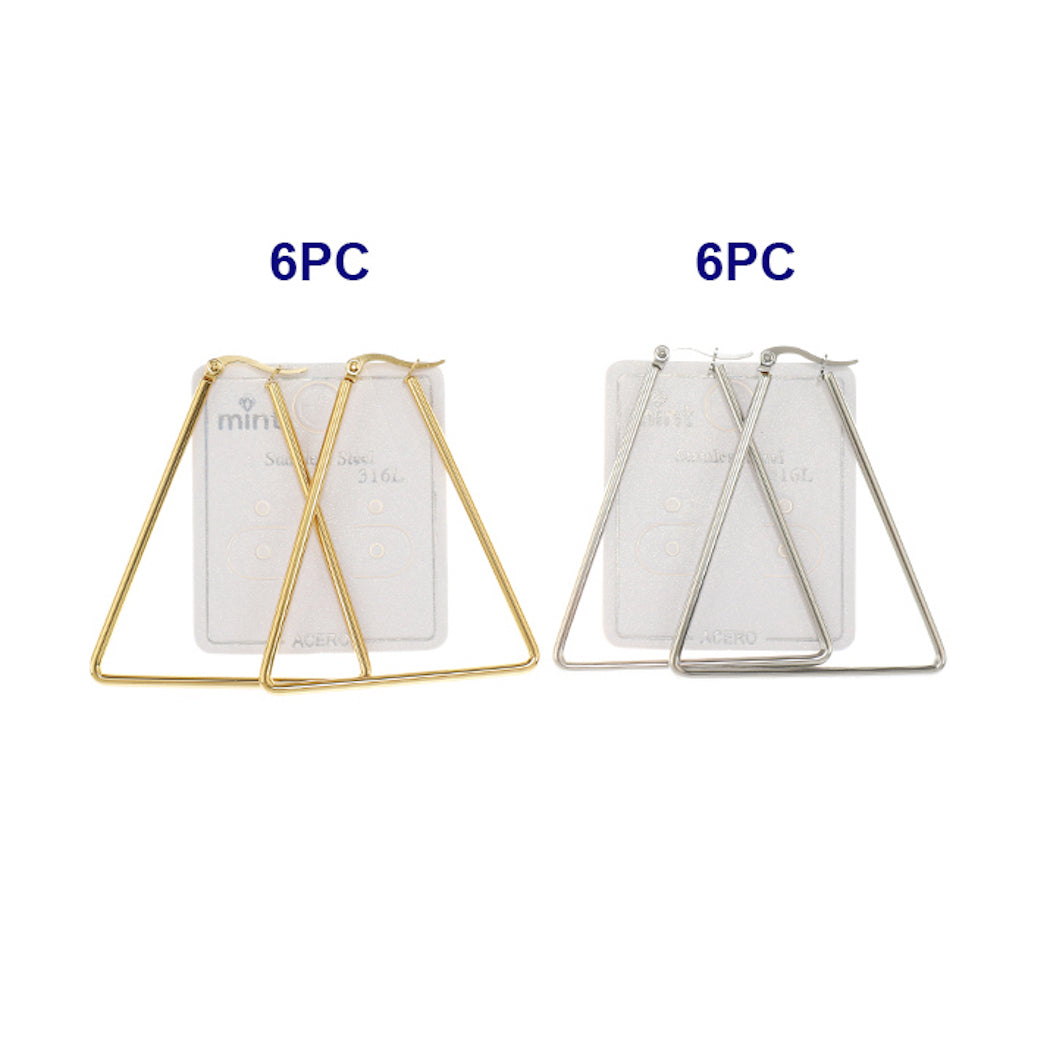 50MM Stainless Steel Triangle Hoops