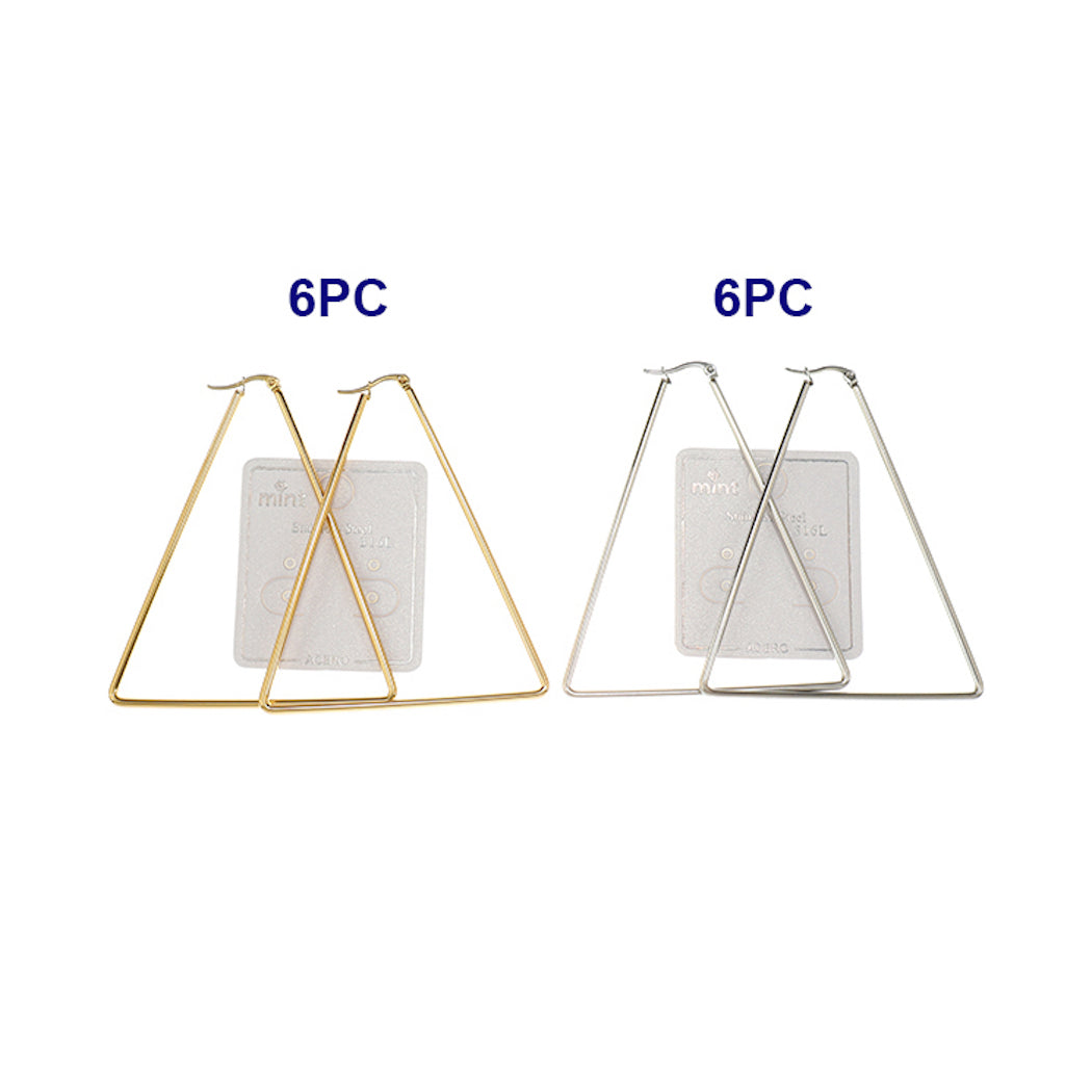 70MM Stainless Steel Triangle Hoops