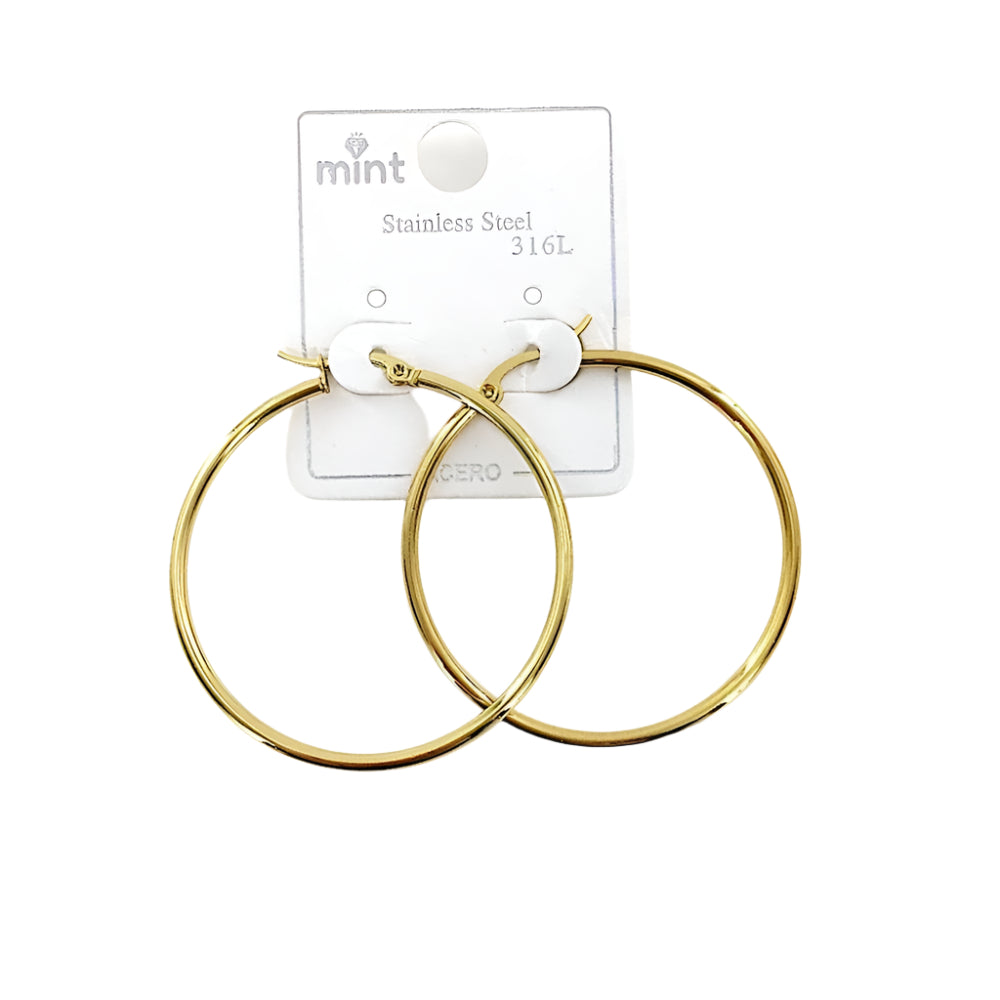 TE5000 - 40MM Stainless Steel Hoops