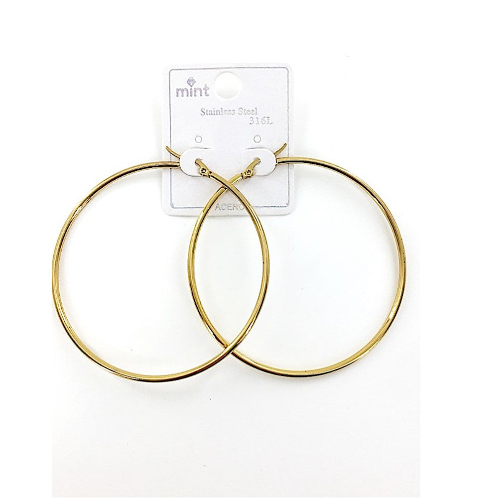 TE5000 - 60MM Stainless Steel Hoops