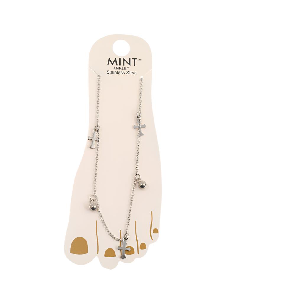 Cross Stainless Steel Anklet